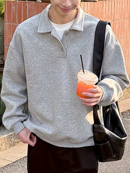 Melton Polo Sweat