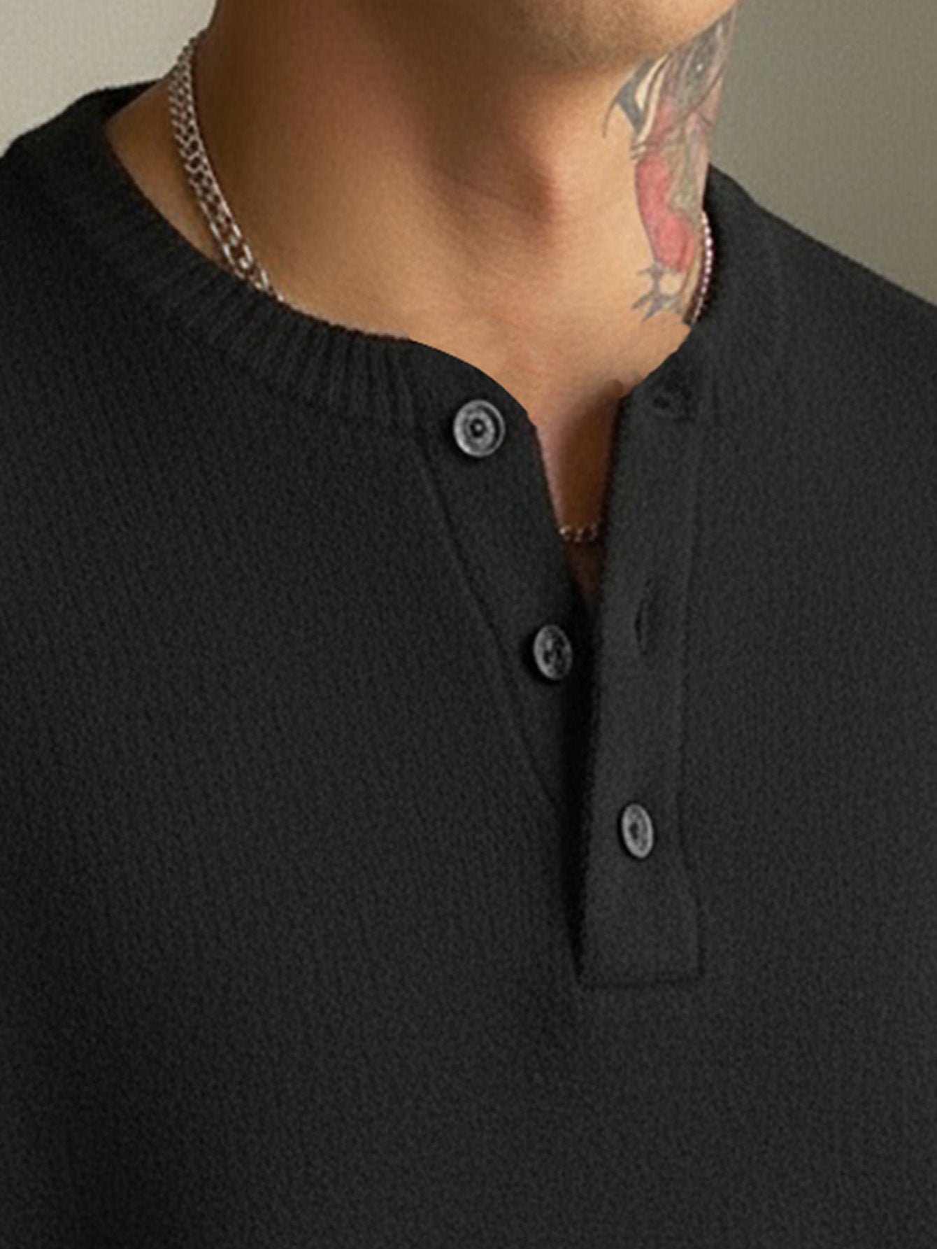 Henley Knit