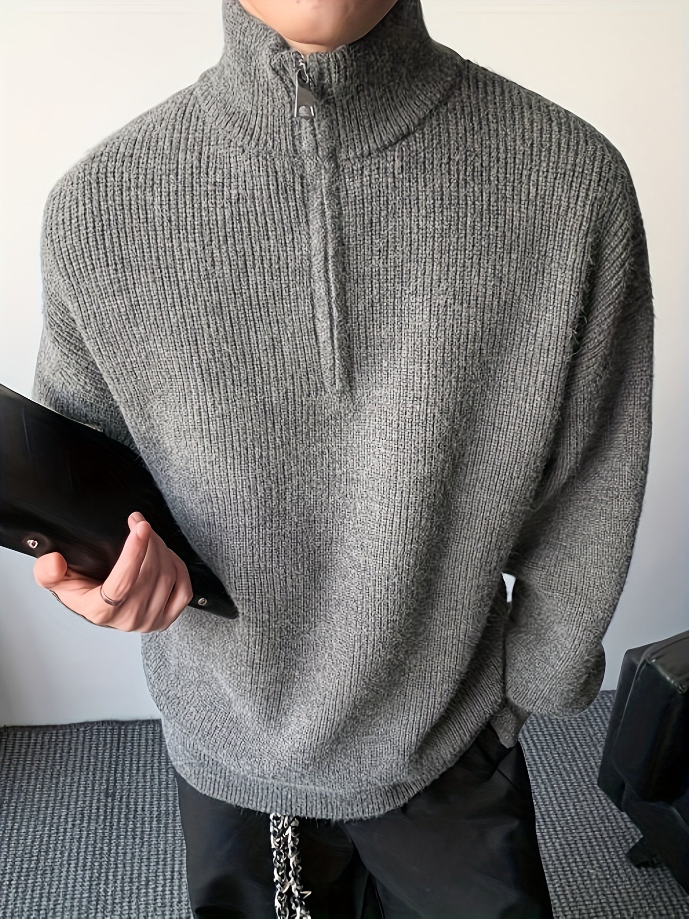 Gatwick Half-Zip Knit