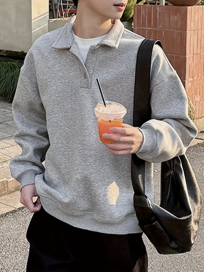 Melton Polo Sweat