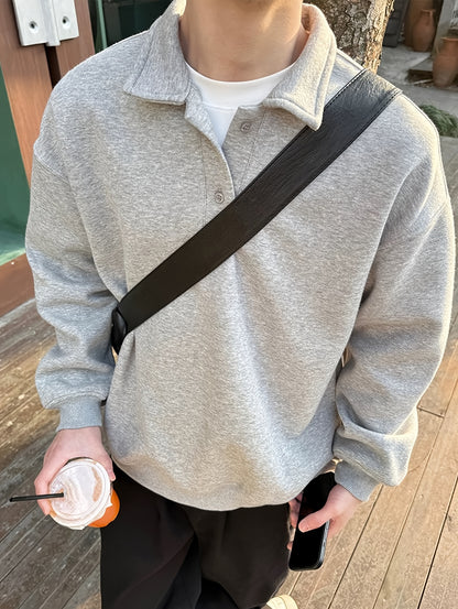 Melton Polo Sweat