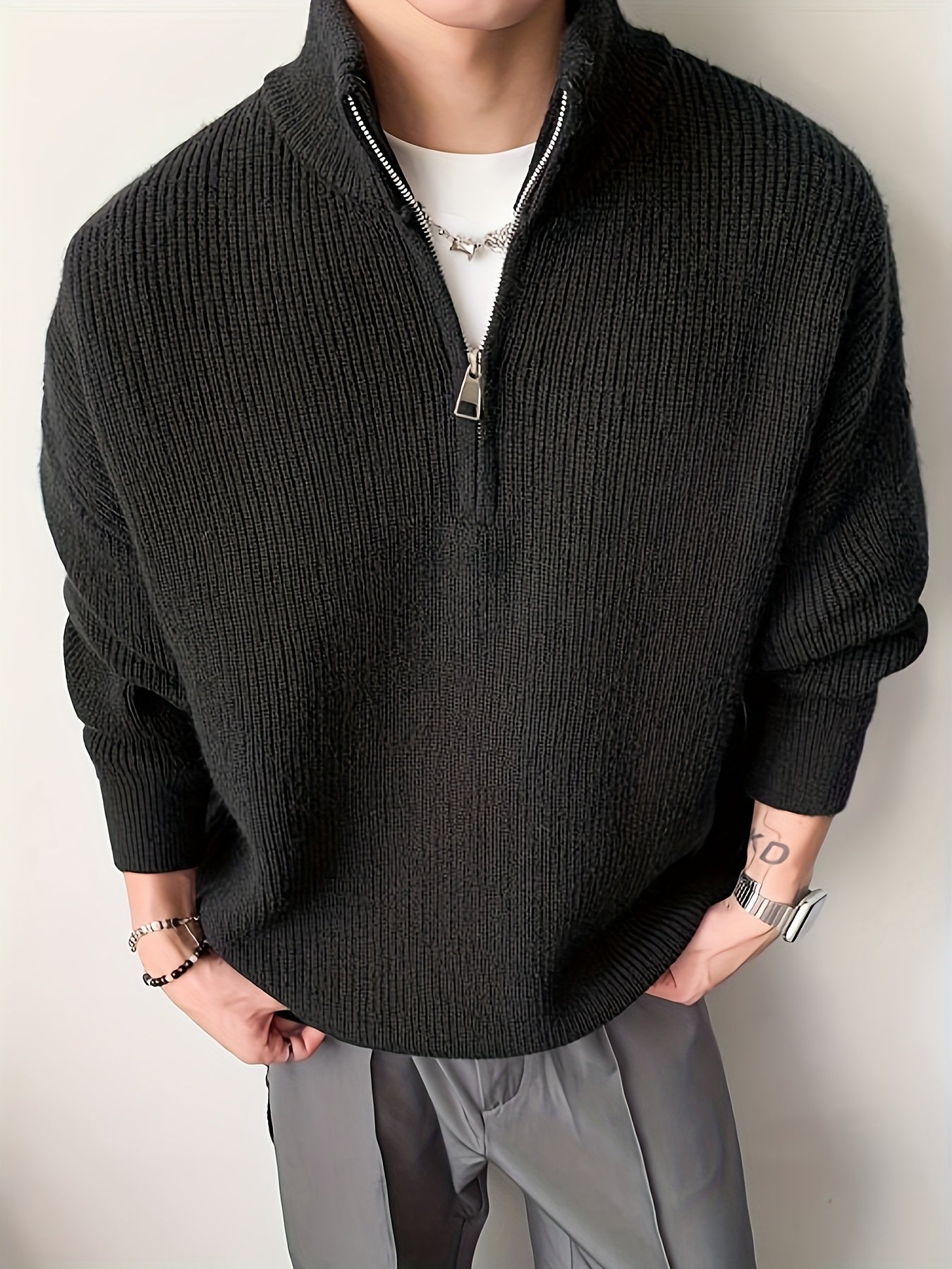 Gatwick Half-Zip Knit