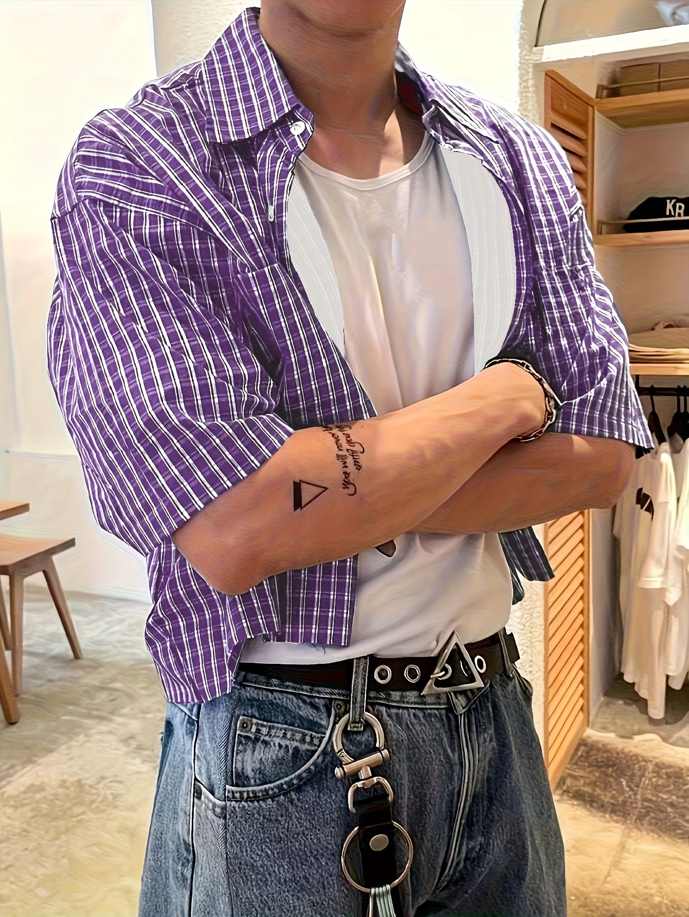 Gingham Short Sleeve Shirt