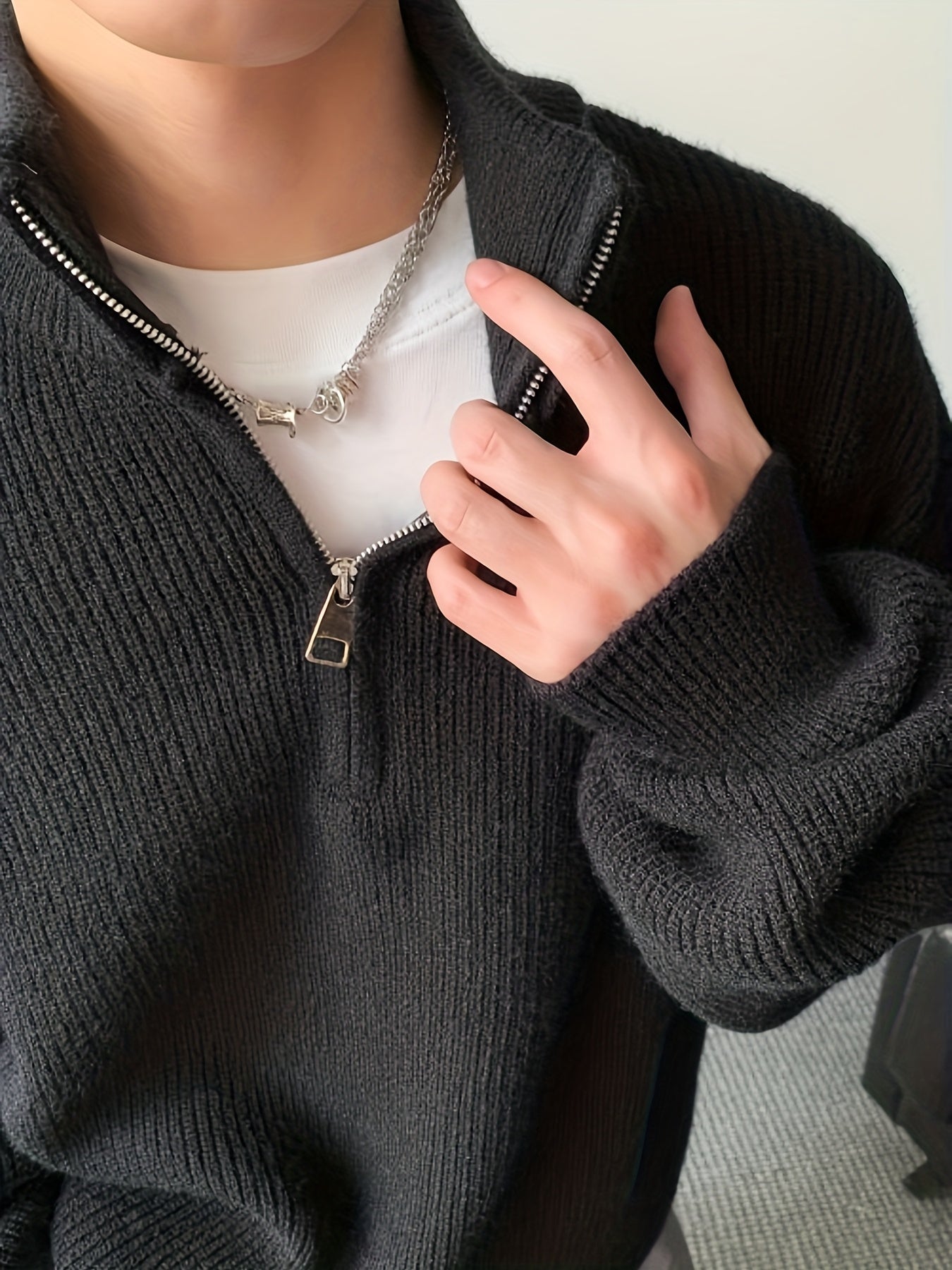 Gatwick Half-Zip Knit