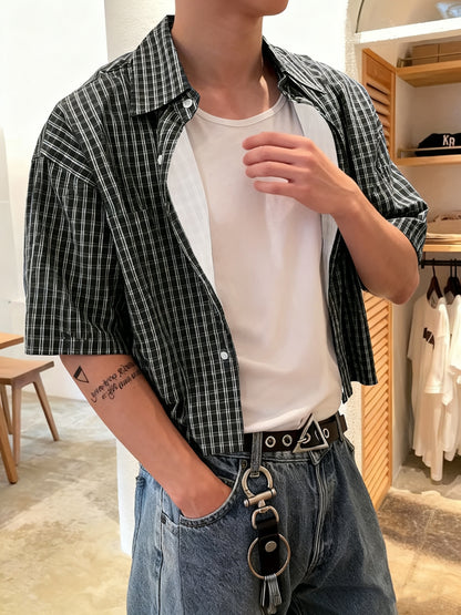 Gingham Short Sleeve Shirt