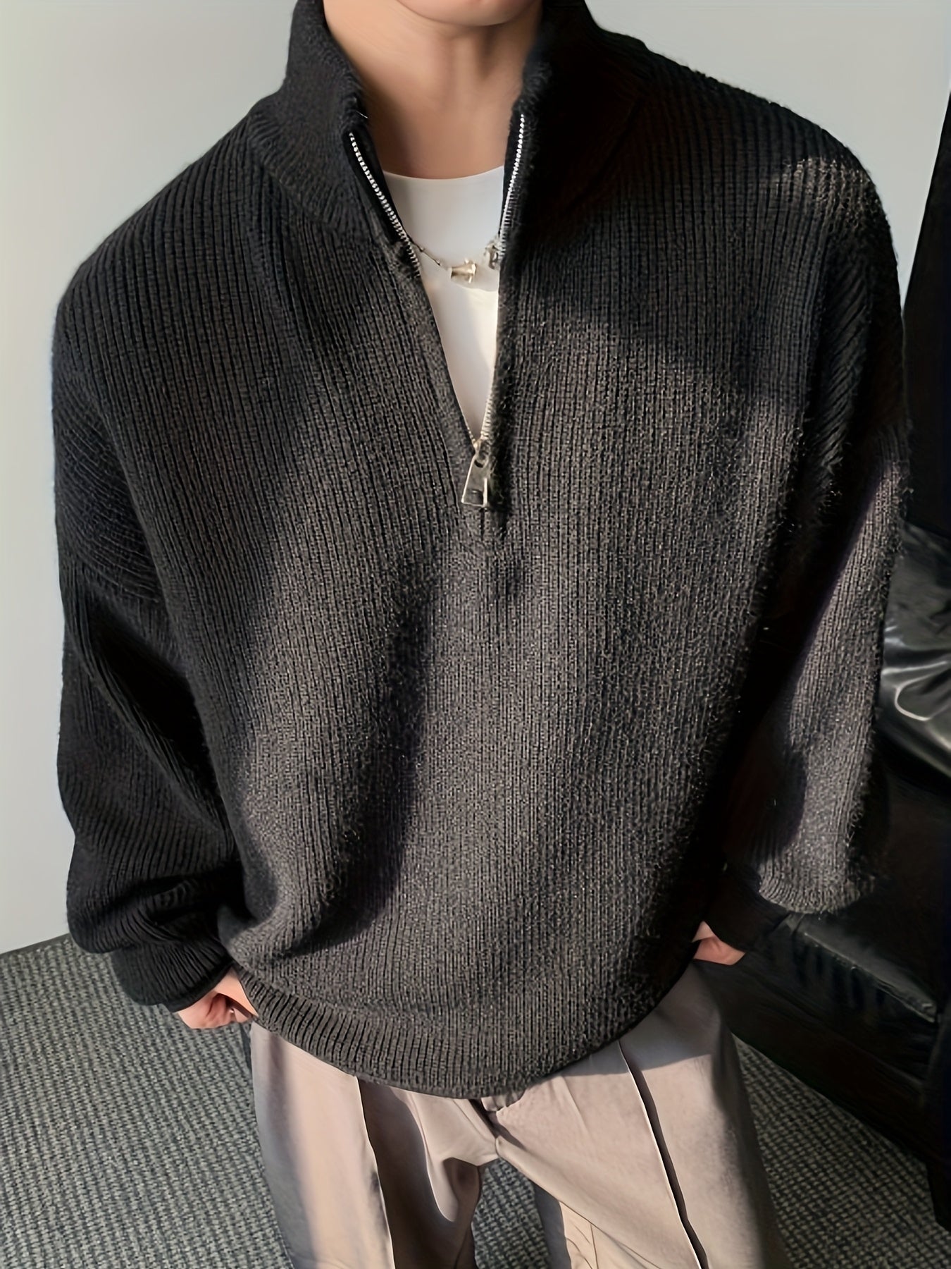 Gatwick Half-Zip Knit
