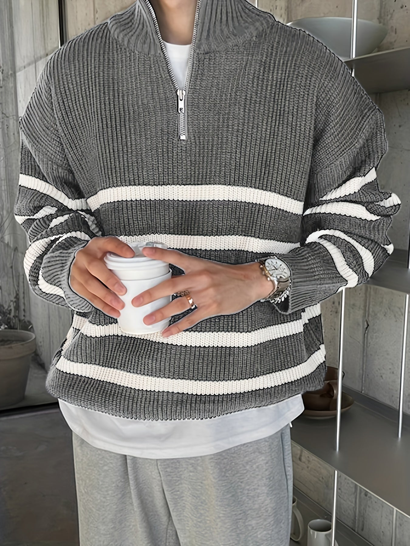 Corden Half-Zip Knit