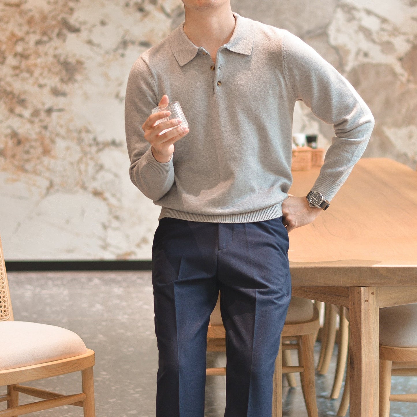 Monza Polo Knit