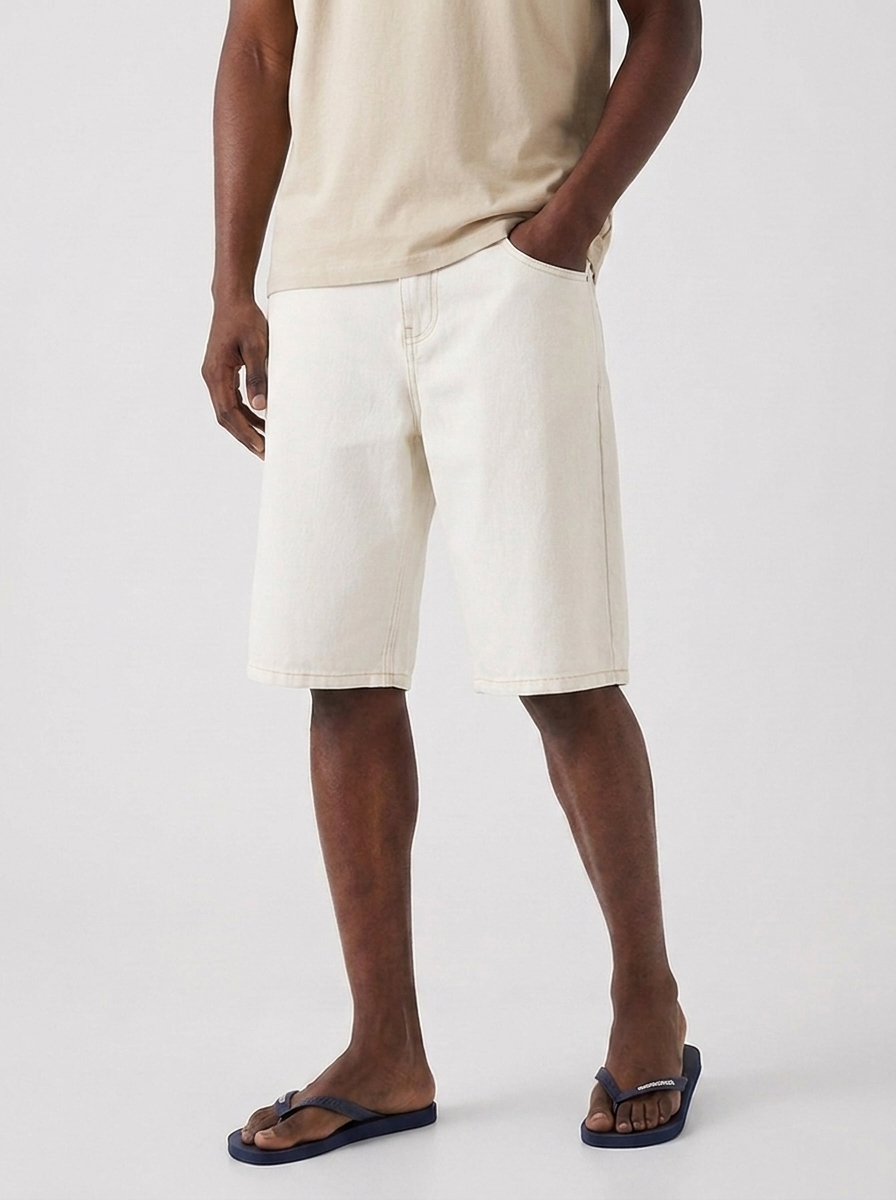 Blanco Denim Short